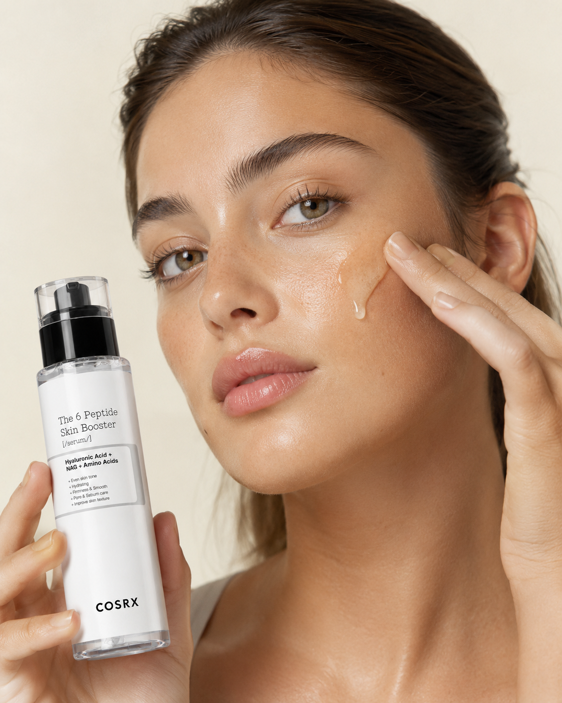 COSRX The 6 Peptide Skin Booster Siero Viso con Niacinamide e Acido Ialuronico 150ml
