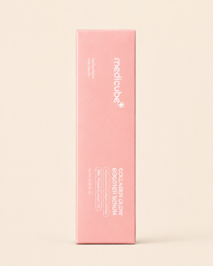 medicube Siero Viso Collagen Glow Booster con Proteine del Latte e Collagene 15ml