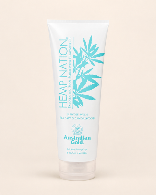 Australian Gold Hemp Nation Scrub Corpo Esfoliante Sale Marino e Sandalo 235ml