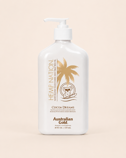 Australian Gold Hemp Nation Cocoa Dreams Crema Prolungante Abbronzatura 535ml