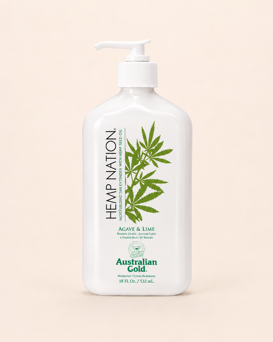 Australian Gold Hemp Nation Agave e Lime Crema Prolungante Abbronzatura 532ml