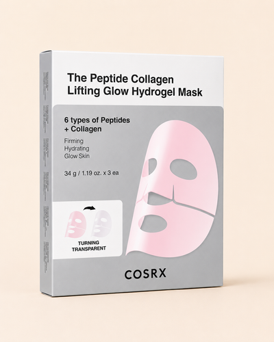 COSRX Maschera Idrogel Rassodante Peptide Collagen Lifting Glow 3 pezzi