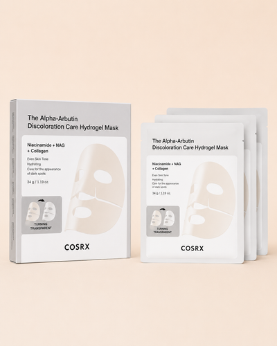 COSRX Maschera Idrogel Uniformante Alpha-Arbutina Macchie e Discromie 3 pezzi