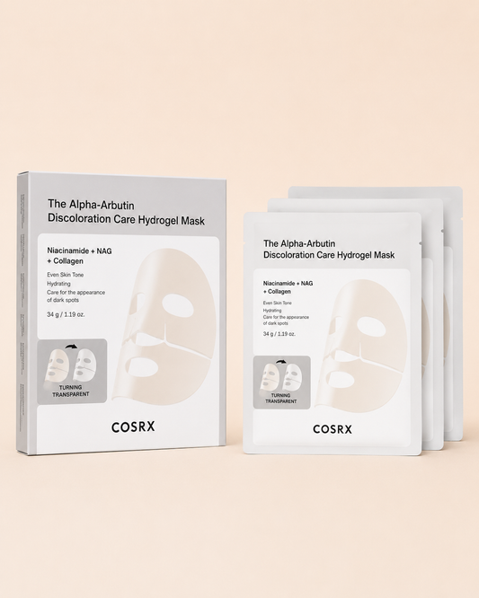 COSRX Maschera Idrogel Uniformante Alpha-Arbutina Macchie e Discromie 3 pezzi