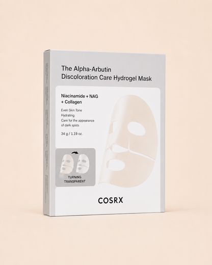 COSRX Maschera Idrogel Uniformante Alpha-Arbutina Macchie e Discromie 3 pezzi