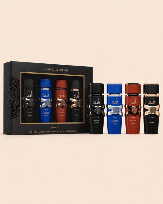 Lattafa Asad Collection Cofanetto Regalo 4 Eau de Parfum 4x23ml