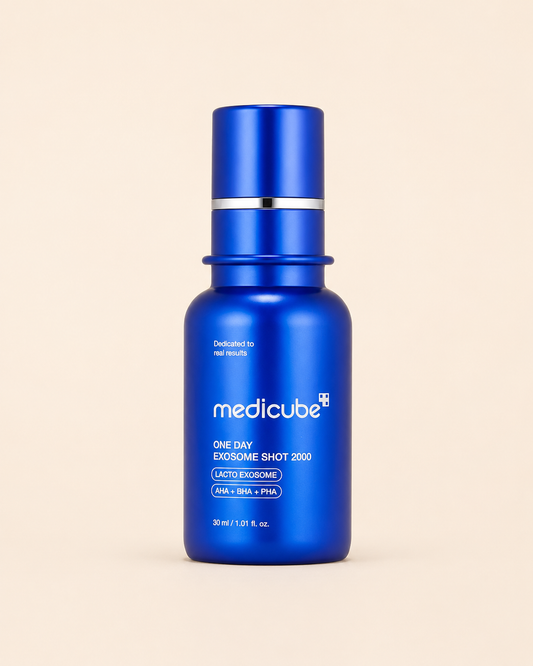 medicube One Day Exosome Shot 2000 Siero Pori con Microaghi e AHA BHA PHA 30ml