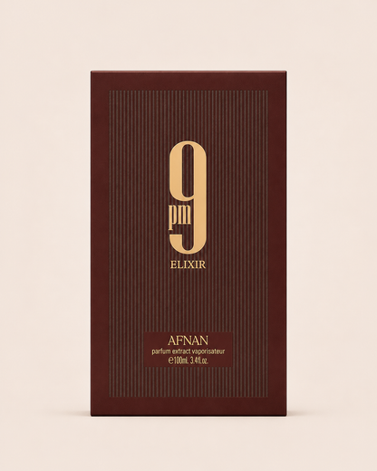 Afnan 9 PM Elixir Extrait de Parfum Unisex Speziato Orientale 100ml
