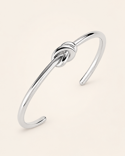 Amen Bracciale Nodo d'Amore in Argento 925 Rodiato