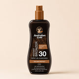 Australian Gold Instant Bronzer Spray Gel Solare SPF30 con Bronzer 237ml